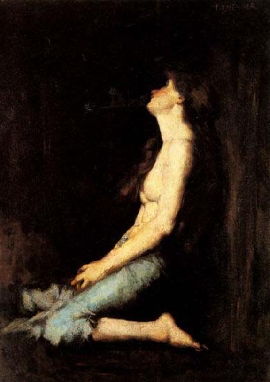 Jean-Jacques Henner Solitude oil painting picture